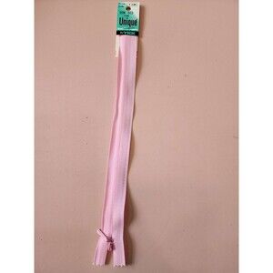 YKK New Unique Invisible Zipper 9in Pink Color 513, ART 0309